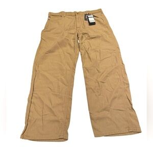 CARHARTT MEN'S FR MIDWEIGHT CANVAS JEAN LOOSE FIT GOLDEN KHAKI NEW 40 X 30